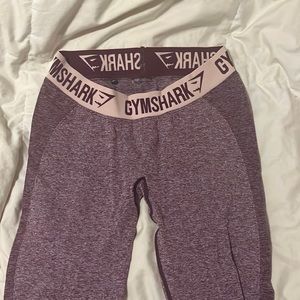 Red/pink gymshark leggings low rise
